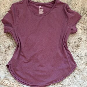 All in Motion Burgundy Activewear Top